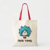 Kat in het Pet | Thing One Thing Two - Papa Thing Tote Bag (Voorkant)