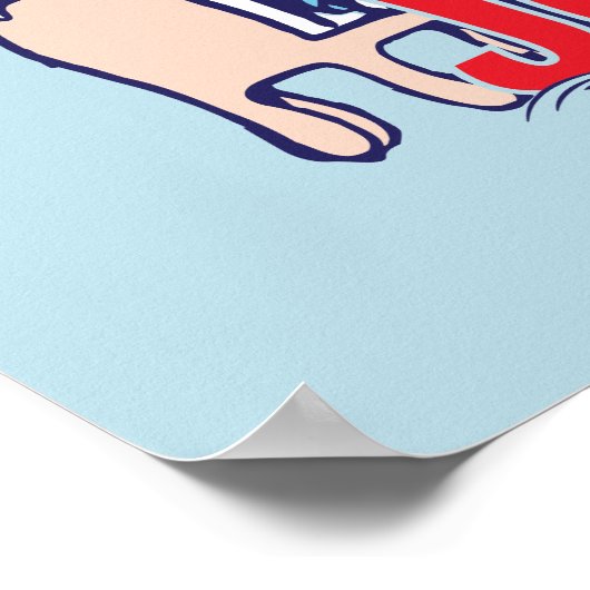 Kat in het Pet | Toen ging er iets mis Poster (Hoek)