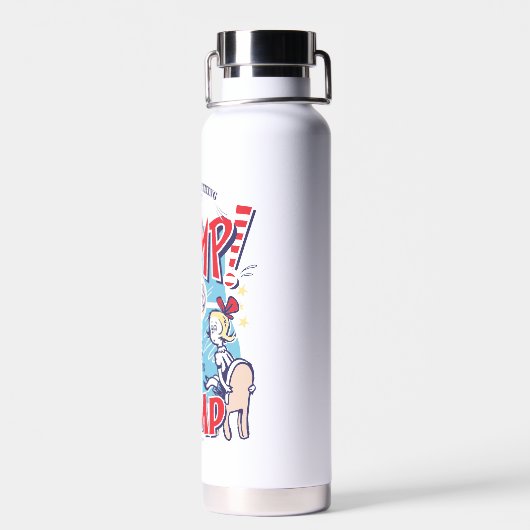 Kat in het Pet | Toen ging er iets mis Waterfles (Achterkant)