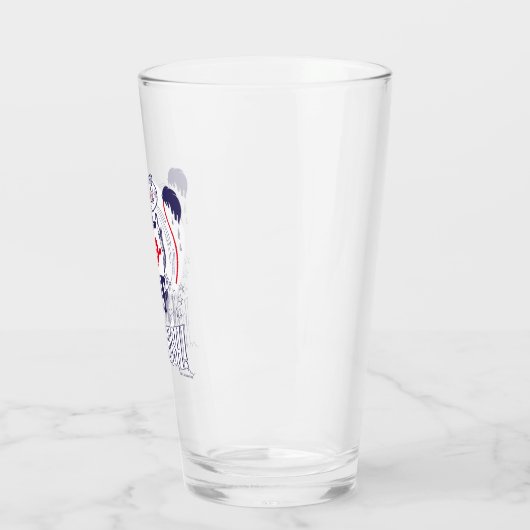 Kat in het Pet | Up-up met een vis Glas (Links)