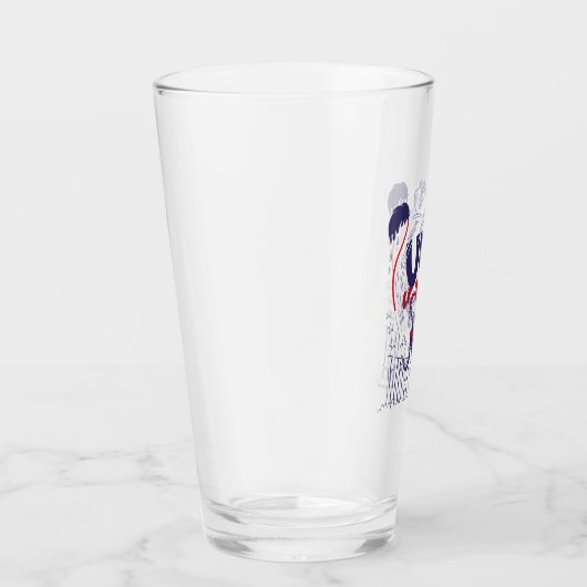 Kat in het Pet | Up-up met een vis Glas (Rechts)