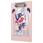 Kat in het Pet | Up-up met een vis Klembord (Links)