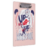 Kat in het Pet | Up-up met een vis Klembord (Rechts)