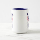 Kat in het Pet | Up-up met een vis Mok (Midden)