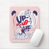 Kat in het Pet | Up-up met een vis Muismat (Met muis)