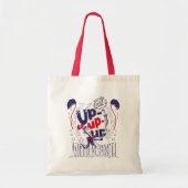 Kat in het Pet | Up-up met een vis Tote Bag (Voorkant)