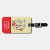 Kat in het Pet | We zagen alle dingen Herfsten Bagagelabel (Voorkant horizontaal)