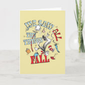 Kat in het Pet | We zagen alle dingen Herfsten Kaart (Voorkant)