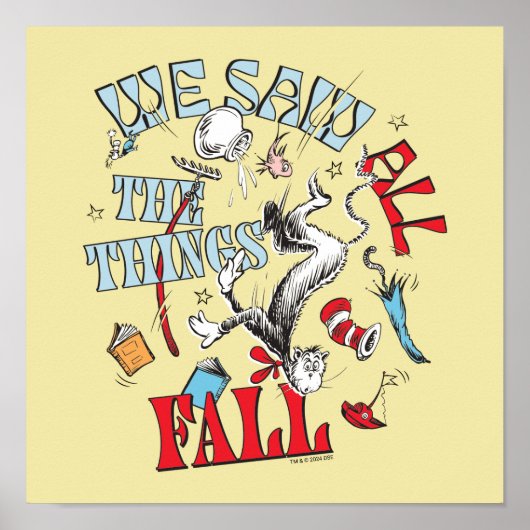 Kat in het Pet | We zagen alle dingen Herfsten Poster (Voorkant)