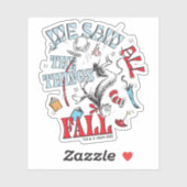 Kat in het Pet | We zagen alle dingen Herfsten Sticker (Vel)