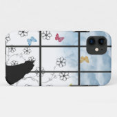 kat in het raam Case-Mate iPhone case (Achterkant (horizontaal))