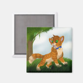 KAT IN HET SPEL MAGNEET (Voorkant / Achterkant)