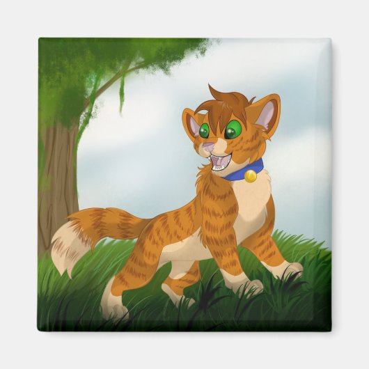 KAT IN HET SPEL MAGNEET (Voorkant)