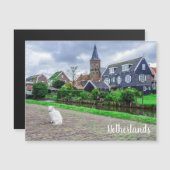 Kat in het traditionele vissersdorp (Voorkant / Achterkant)