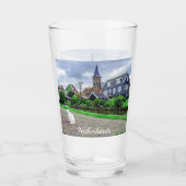 Kat in het traditionele vissersdorp glas (Achterkant)