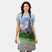 Kat in het traditionele vissersdorp schort (Gedragen)
