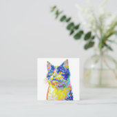 Kat in het zonlicht informatiekaartje (Staand voorkant)