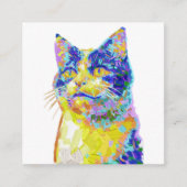 Kat in het zonlicht informatiekaartje (Voorkant)