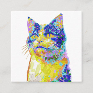 Kat in het zonlicht informatiekaartje