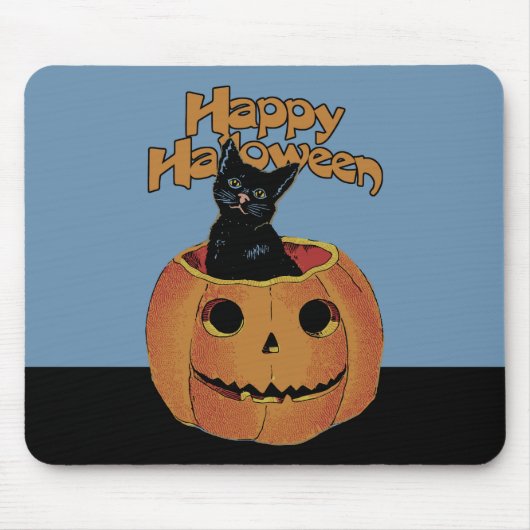 kat in Jack'o'Lantern Muismat (Voorkant)