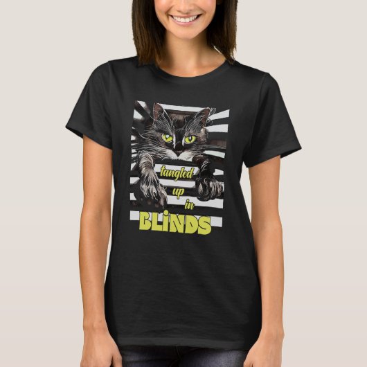 Kat in jaloezieën Explorer Kitten T-shirt (Voorkant)