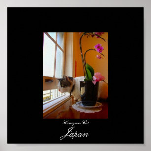 Kat in Kanagawa, Japan Poster
