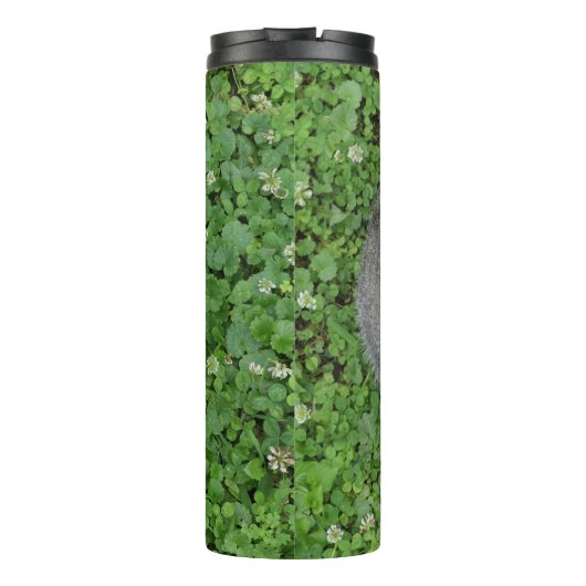 Kat in klaver thermosbeker (Achterkant)