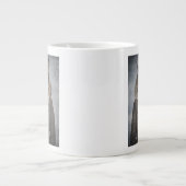 Kat in kleding grote koffiekop (Voorkant)