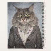 Kat in kleding planner (Achterkant)