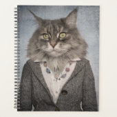 Kat in kleding planner (Voorkant)