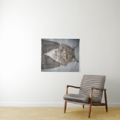 Kat in kleding wandkleed (In Situ (horizontaal))