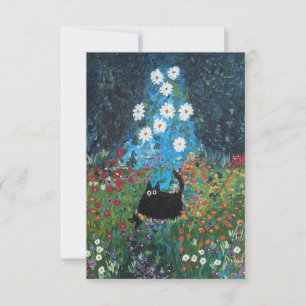 Kat in Klimt Bedankkaart