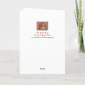 Kat in koffer kanker ondersteuning kaart (Achterkant)