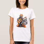Kat in landelijke stijl t-shirt (Voorkant)
