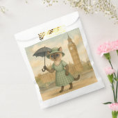 Kat in Londen bij Big Ben Bedankzakje (Gezegeld)