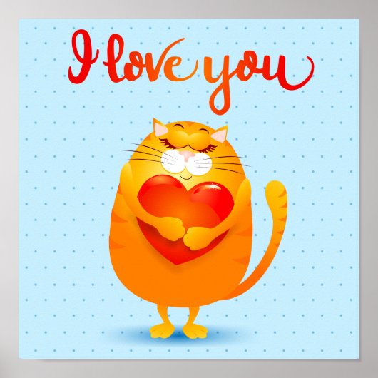 Kat in Love Poster (Voorkant)