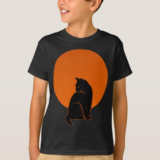 KAT IN MAANLICHT T-SHIRT (Voorkant)