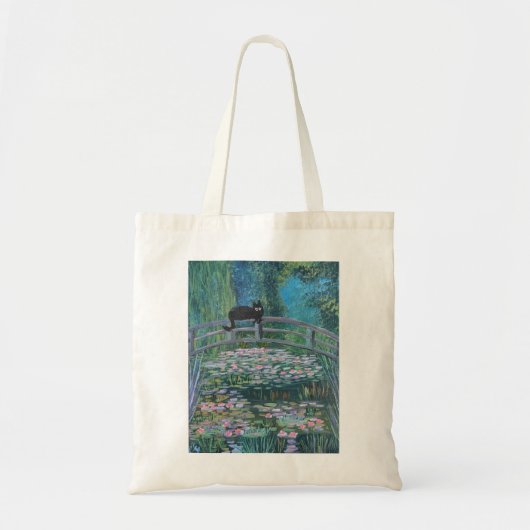 Kat in Monet Tote Bag (Voorkant)