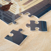 Kat in Mykonos Griekenland Cycladen Reizen Legpuzzel (Zijkant)