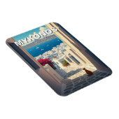 Kat in Mykonos Griekenland Cycladen Reizen Magneet (Rechterzijde)