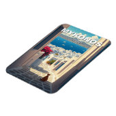 Kat in Mykonos Griekenland Cycladen Reizen Magneet (Linkerzijde)
