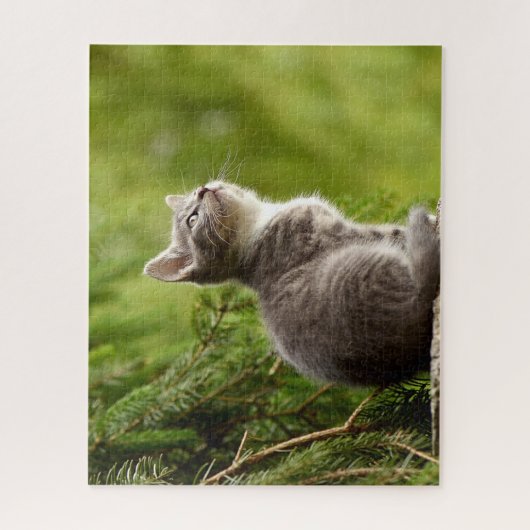 Kat in Natuur Puzzle Legpuzzel (Verticaal)