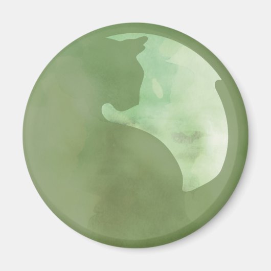 Kat in omloop - Groene magneet (Voorkant)