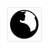 Kat in omloop Rubberstempel (Afrduk)