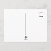 Kat in Oranje bloemen Briefkaart (Achterkant)