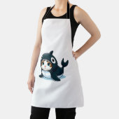 Kat in Orka Kostuum Tank Top Schort (Insitu)