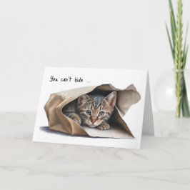 Kat in papiertas, Kaart op de Humor