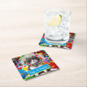 Kat in partijkloon kartonnen onderzetters (Insitu)