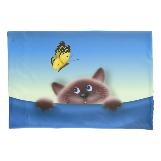 Kat in Pocket Kussensloop (Voorkant)