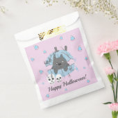 Kat in pompoen Candy Corn Kinder Halloween Bedankzakje (Gezegeld)